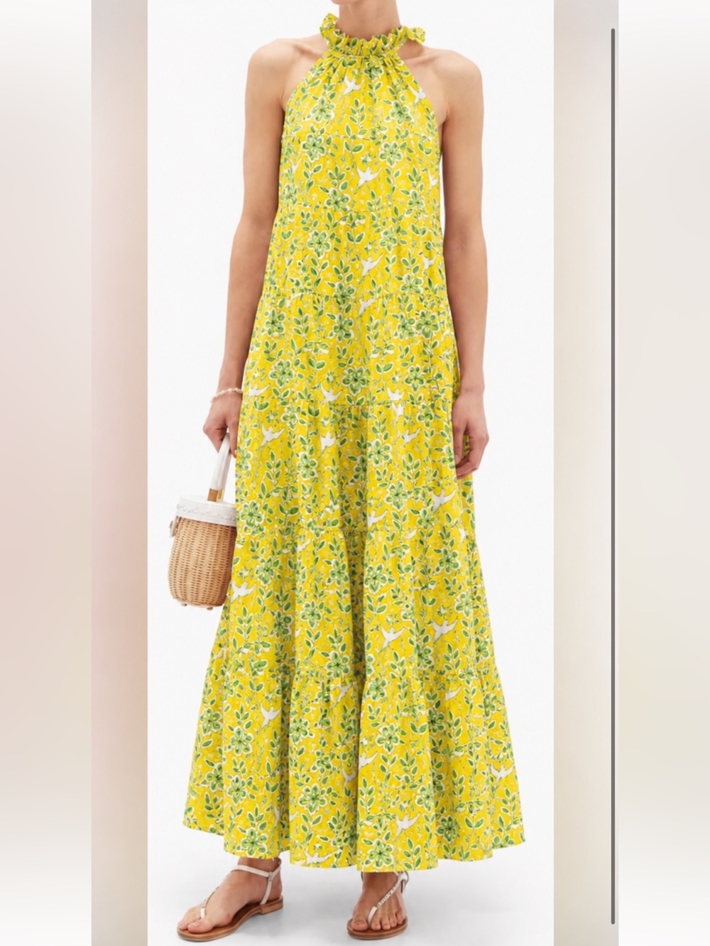 Anthropologie Rhode Resort Tiered Dress - XS